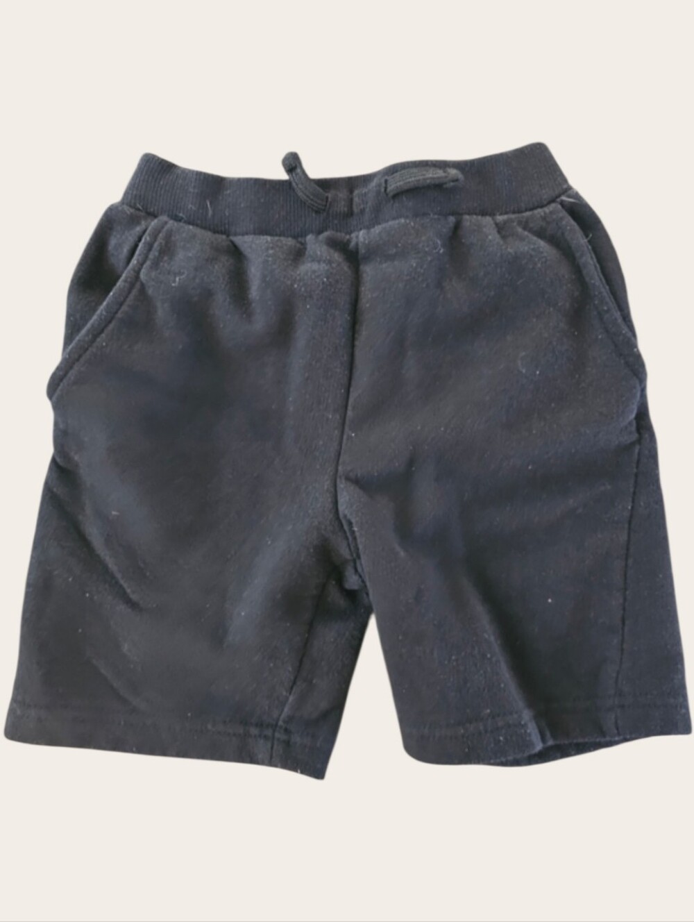 Kids Black Pull-On Shorts